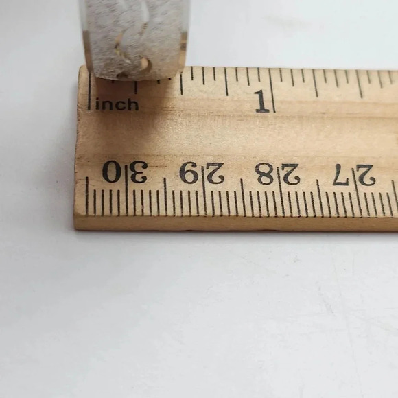 Trifari Textured Silver Tone Wave Etch Cut Vintage Bangle Bracelet Size Medium - Picture 4 of 5